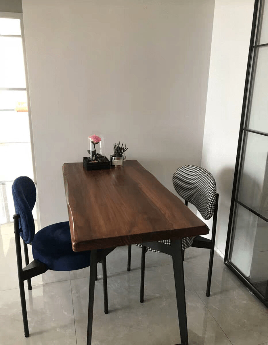 (包送貨安裝 | Delivery and Assembly Included) A114 原木不規則實木餐桌 (dining table)