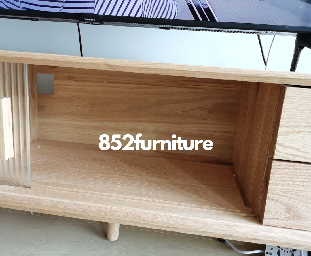 (包送貨安裝 | Delivery and Assembly Included) A018 實木電視櫃 (tv cabinet)