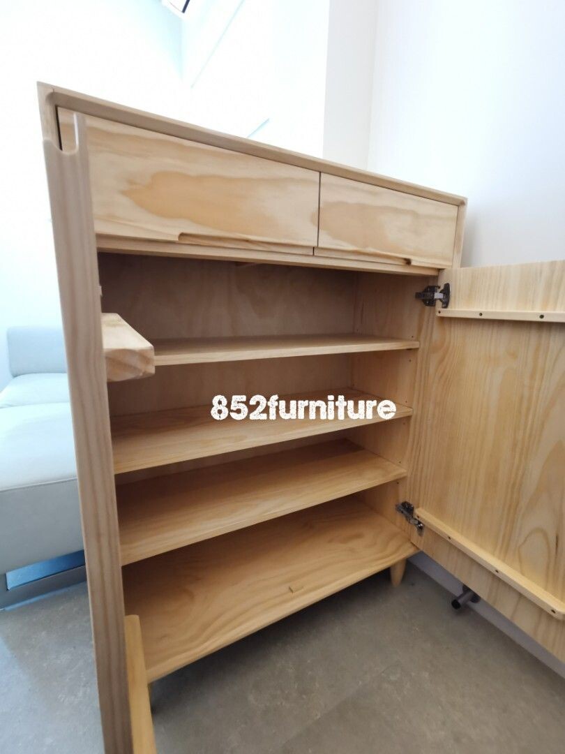 (包送貨安裝 | Delivery and Assembly Included) A159日式實木鞋櫃 (Japanese style shoe cabinet)