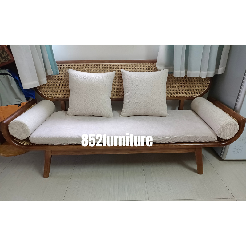 (包送貨安裝 | Delivery and Assembly Included) A395 日式藤織梳化 (rattan sofa)