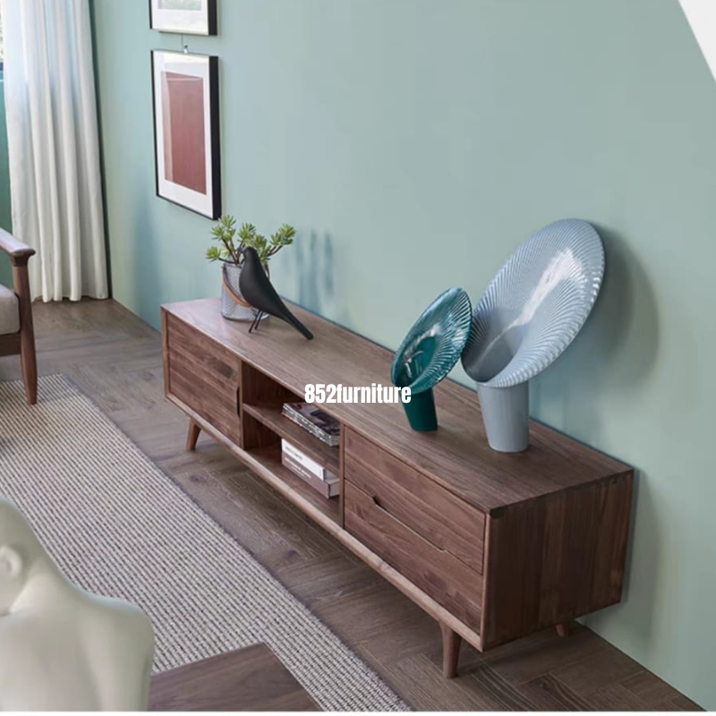 (包送貨安裝 | Delivery and Assembly Included) A414 日式實木電視櫃 (japanese style tv cabinet)