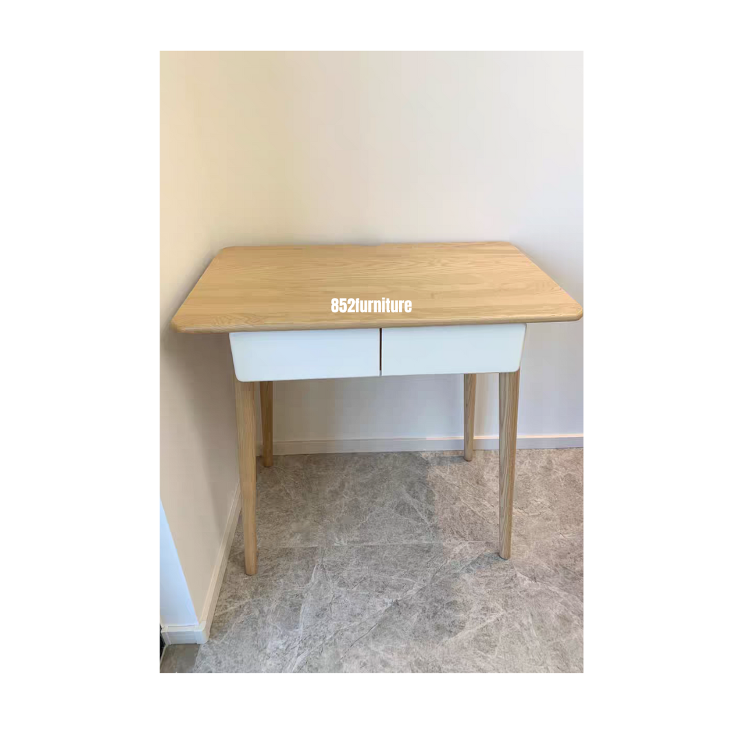 (包送貨安裝 | Delivery and Assembly Included) A182 日式橡木書台(Oak desk)
