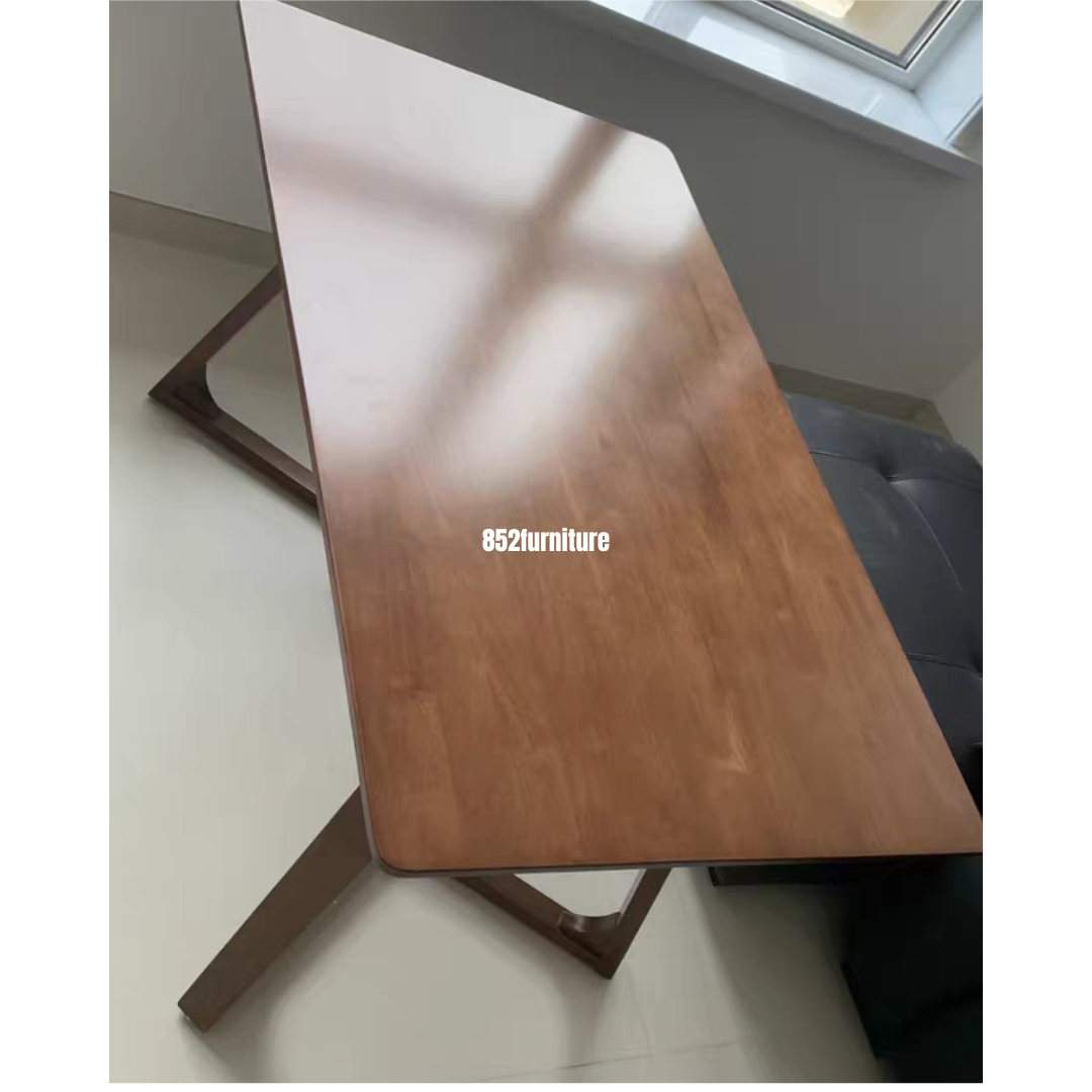 (包送貨安裝 | Delivery and Assembly Included) A332奶油木餐桌 (dining table)