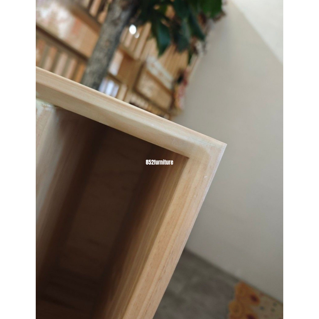 (包送貨安裝 | Delivery and Assembly Included) A302原木音響櫃 (HI-FI櫃) wooden audio cabinet
