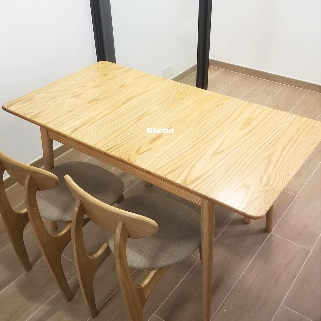 (包送貨安裝 | Delivery and Assembly Included) A438日式橡木申縮餐桌 (oak extendable dining table)