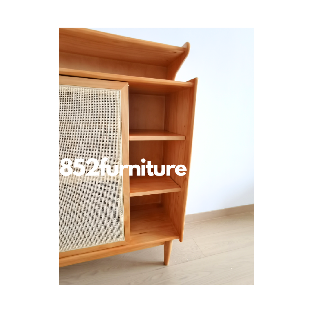 (包送貨安裝 | Delivery and Assembly Included) A125 日式藤織面鞋櫃 (rattan shoe cabinet)