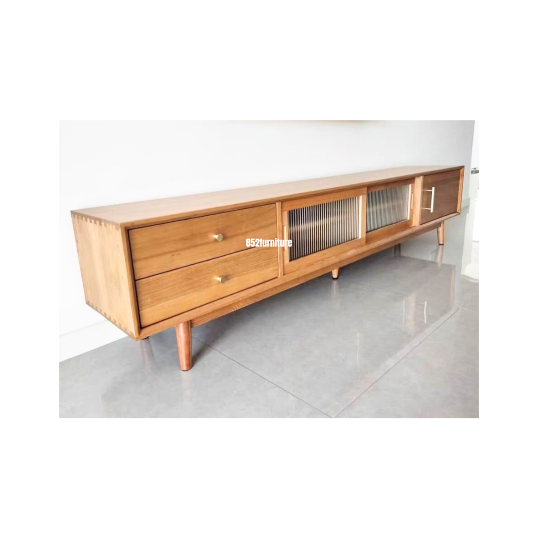 (包送貨安裝 | Delivery and Assembly Included) A535櫻桃木電視櫃 (tv cabinet)