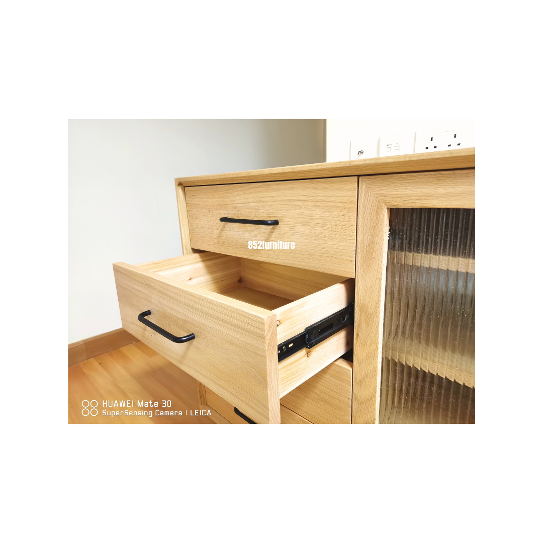 (包送貨安裝 | Delivery and Assembly Included) A538白蠟木餐邊櫃 (Ash dining sideboard)