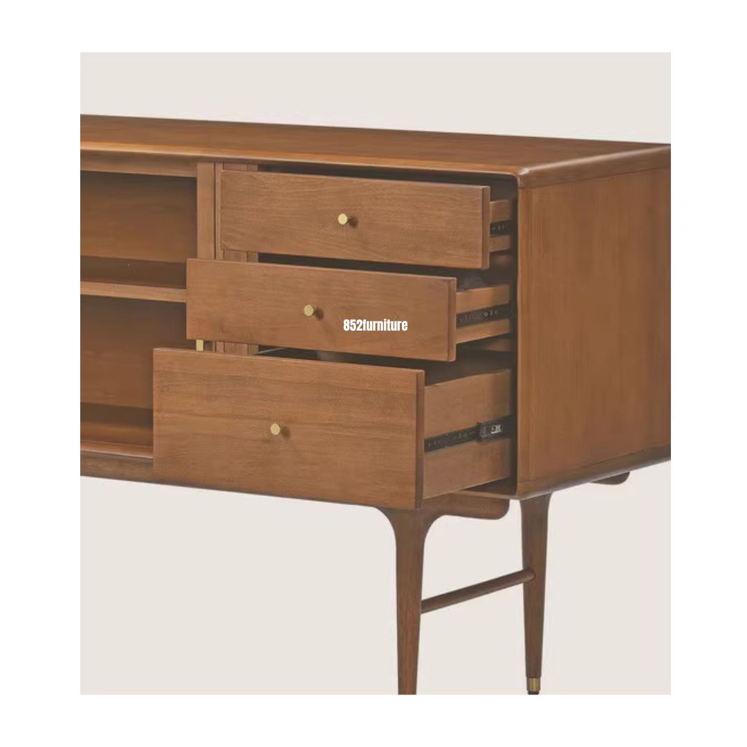 (包送貨安裝 | Delivery and Assembly Included) A603 實木千頁電視櫃 (tv cabinet)