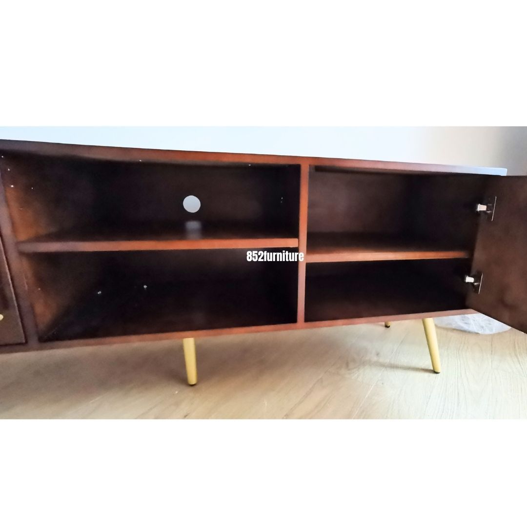 (包送貨安裝 | Delivery and Assembly Included) A017中古風電視櫃 (Retro Tv Cabinet)
