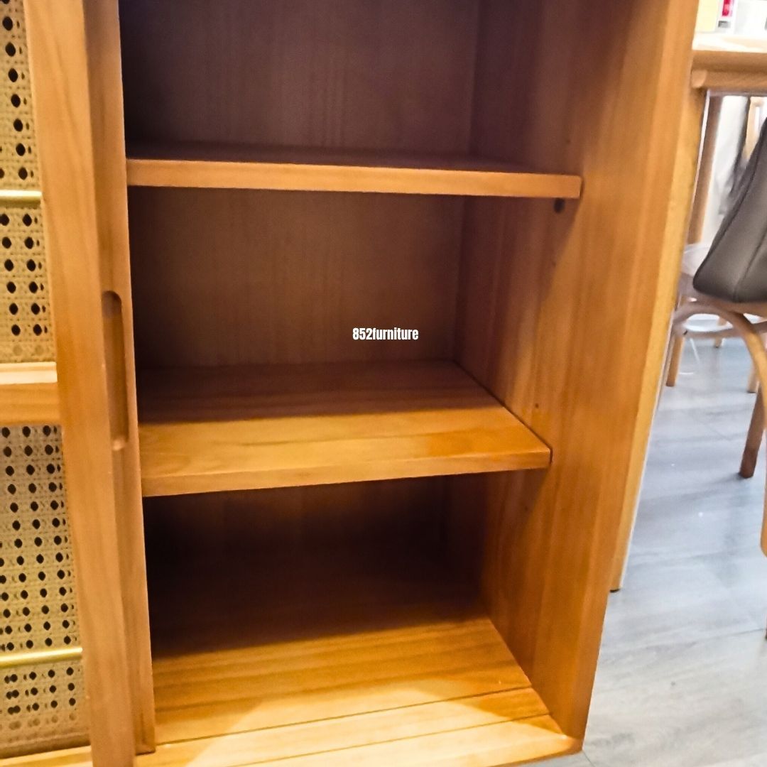 (包送貨安裝 | Delivery and Assembly Included) A526藤織面餐邊櫃 (Dining sideboard)