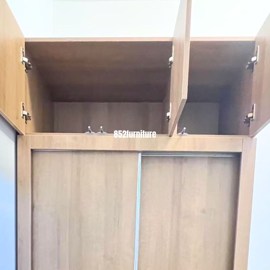 (包送貨安裝 | Delivery and Assembly Included) A528 趟門衣櫃 (Wooden sliding door wardrobe)