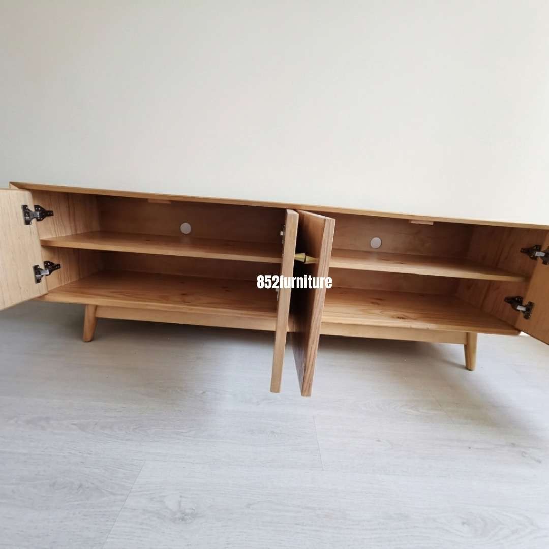 (包送貨安裝 | Delivery and Assembly Included) A250 魚骨紋電視櫃 (Pattern Tv Cabinet)