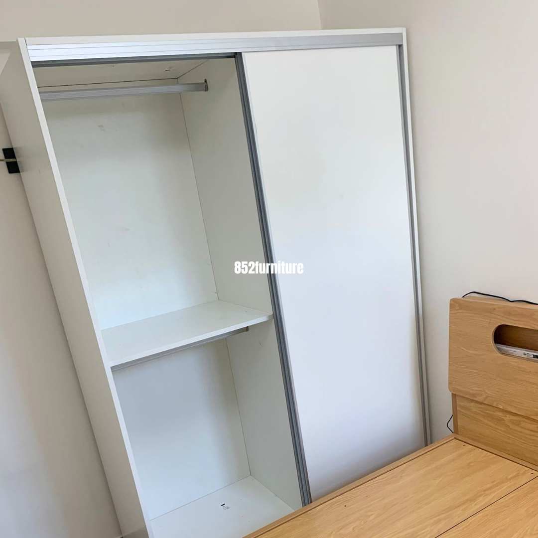 (包送貨安裝 | Delivery and Assembly Included) A624 趟門衣櫃 (Wooden sliding door wardrobe)