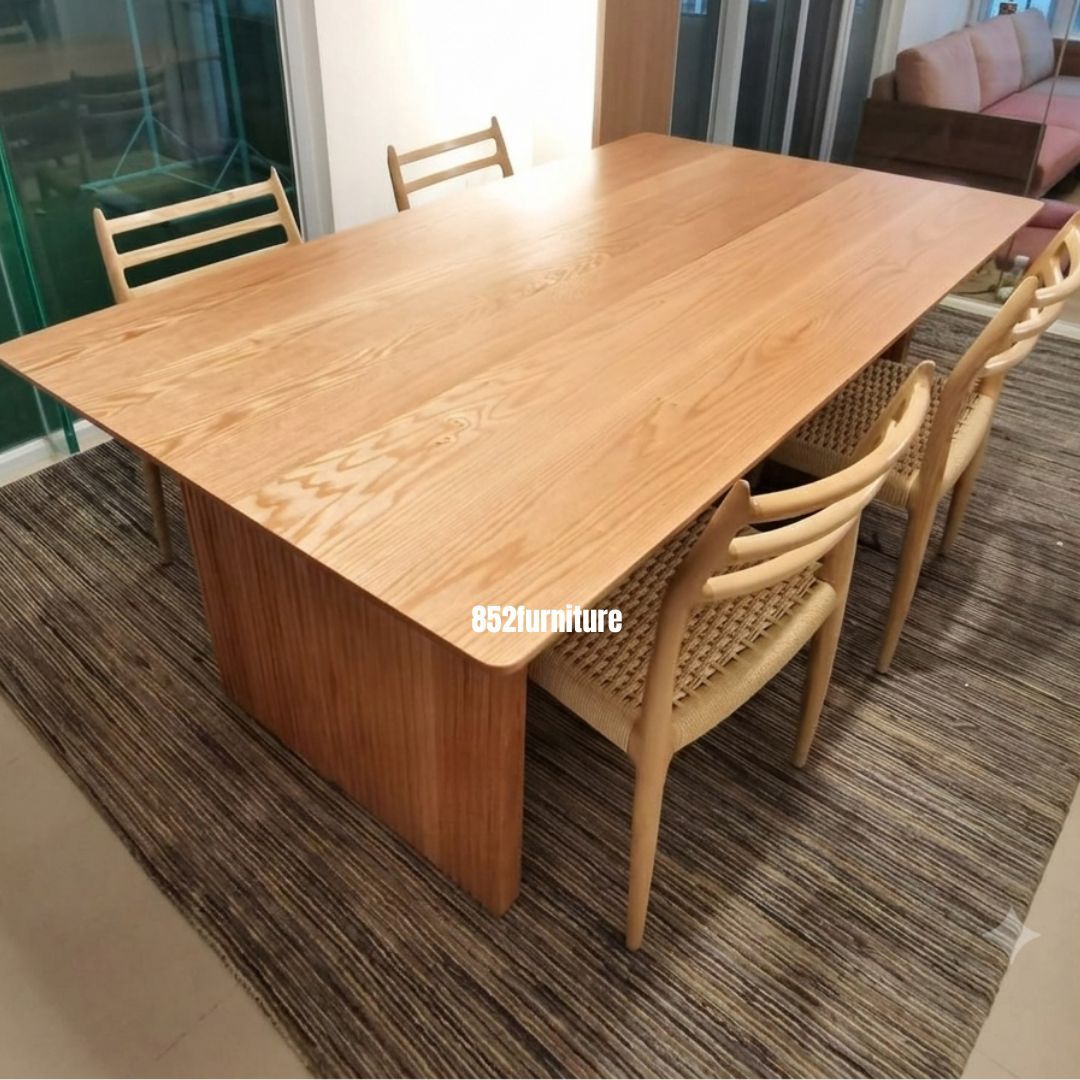 (包送貨安裝 | Delivery and Assembly Included) A079日式橡木餐桌(Oak dining table)