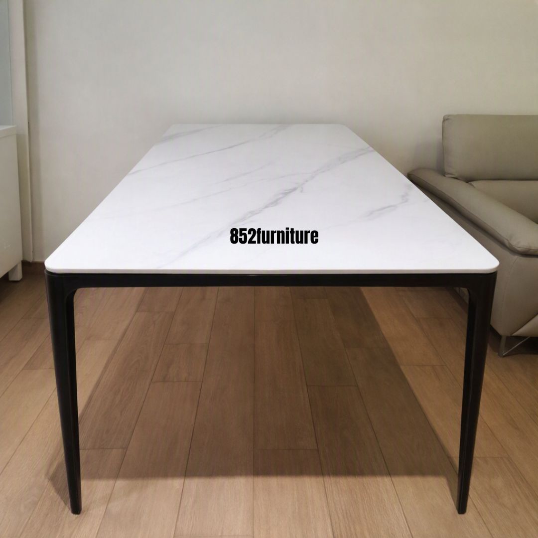 (包送貨安裝 | Delivery and Assembly Included) A358 岩板餐桌(Slate Dining Table)