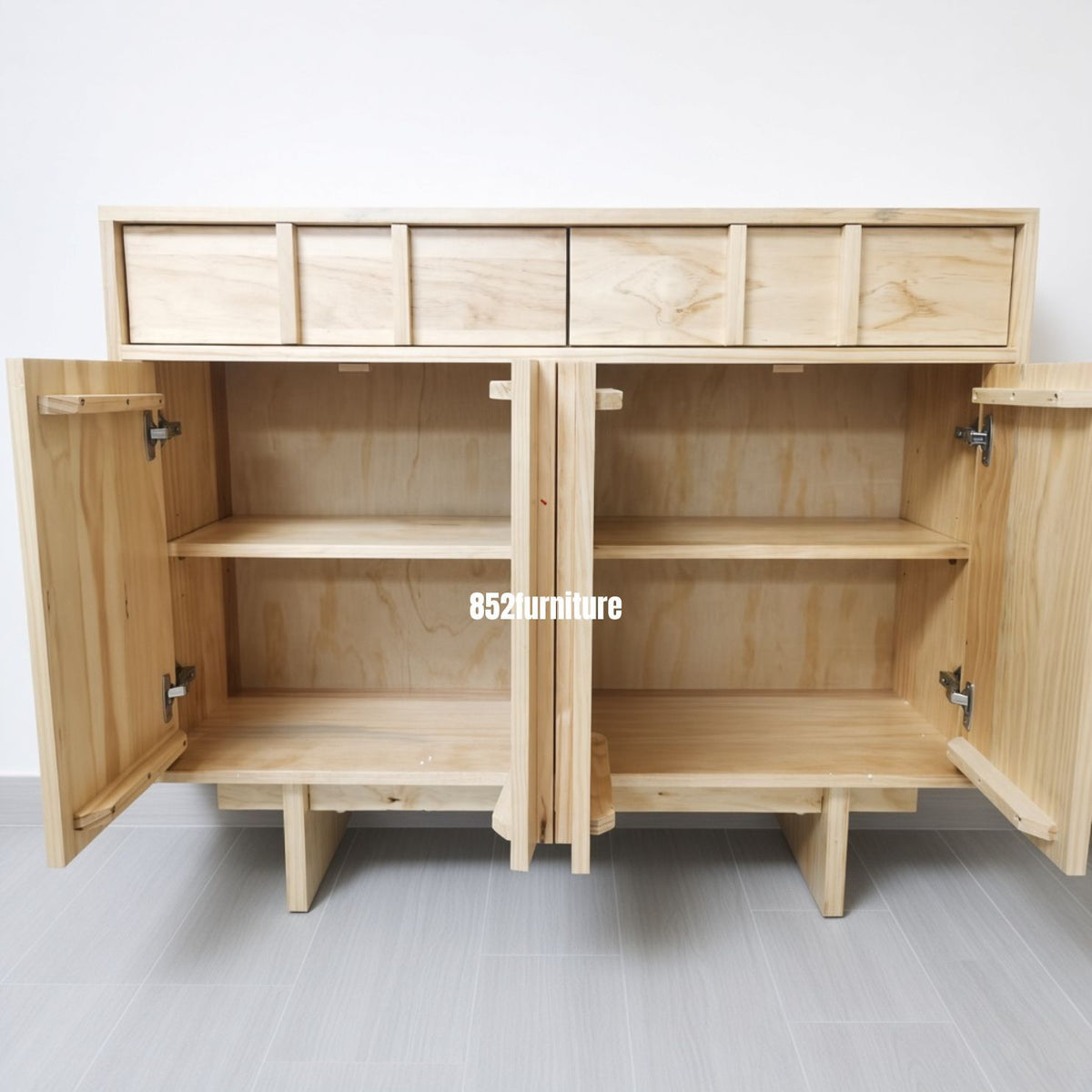 (包送貨安裝 | Delivery and Assembly Included) A611北歐餐邊櫃 (Wooden Sideboard)
