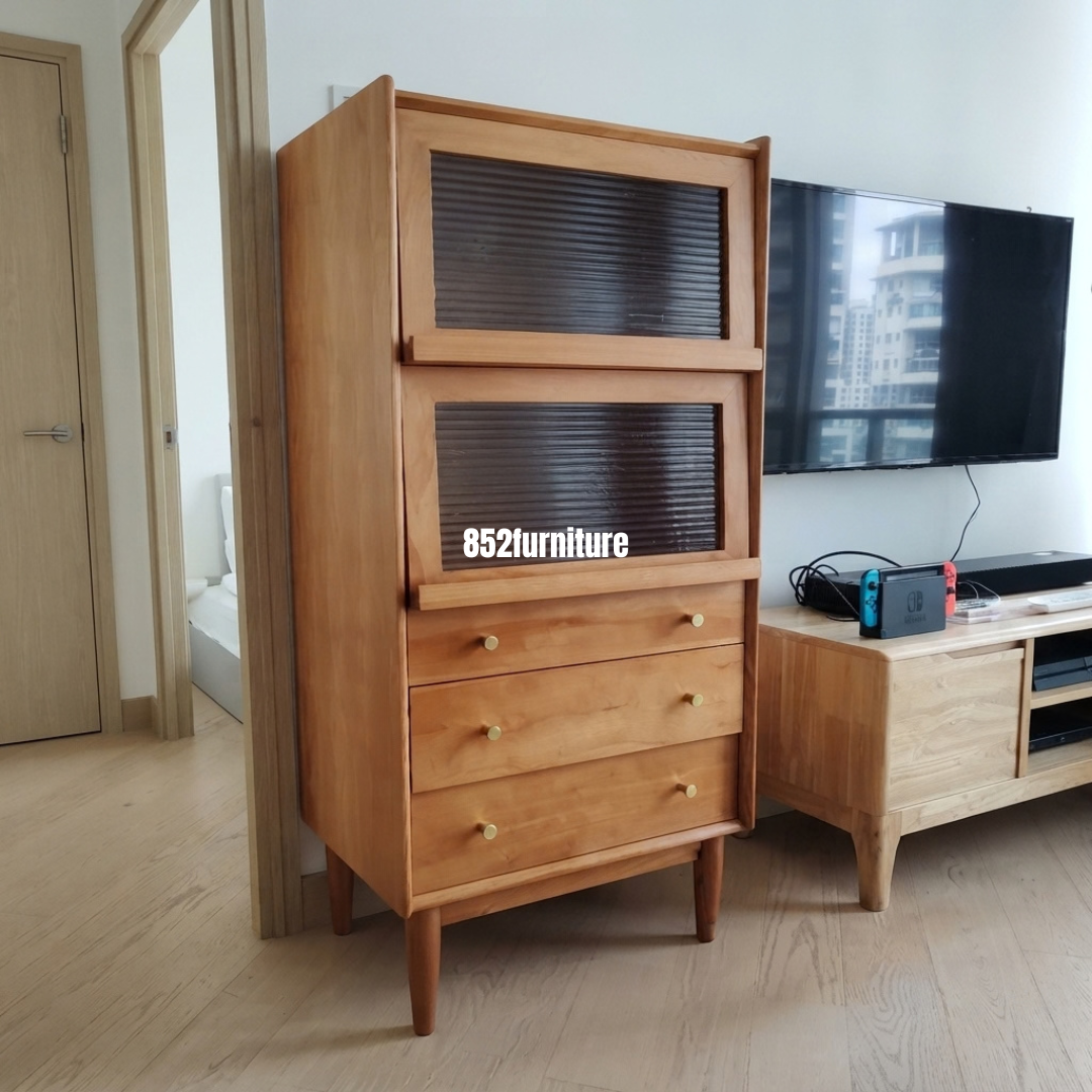 (包送貨安裝 | Delivery and Assembly Included) A453實木斗櫃 (chest of drawers)