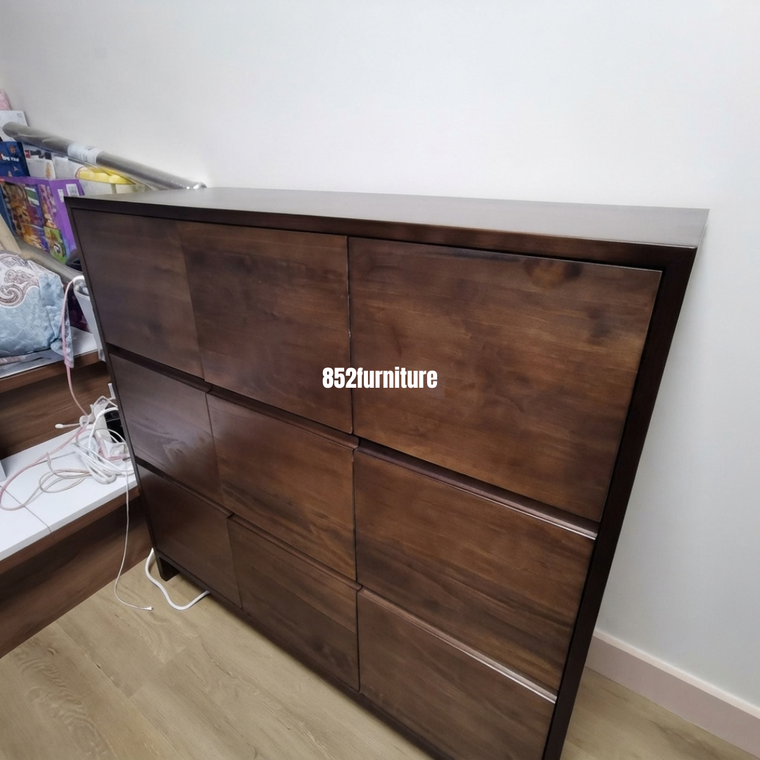 (包送貨安裝 | Delivery and Assembly Included) A639 日式實木九斗櫃 (Chest of drawers)