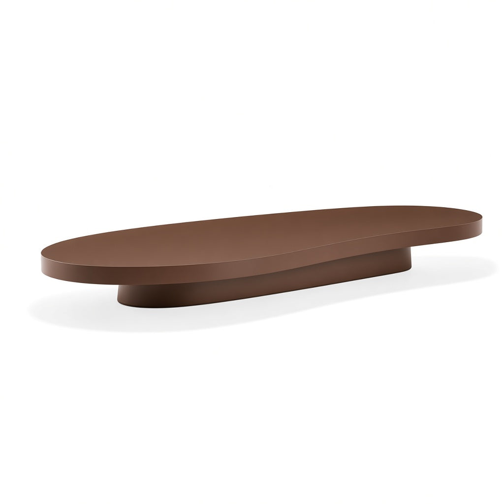 (包送貨安裝  Delivery and Assembly Included) A628胡桃木不規則茶几(Walnut irregular coffee table)