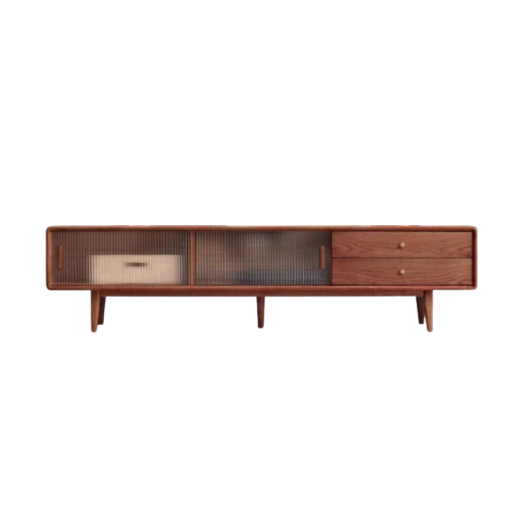 (包送貨安裝 | Delivery and Assembly Included) A002 日式長虹玻璃電視櫃 (tv cabinet)