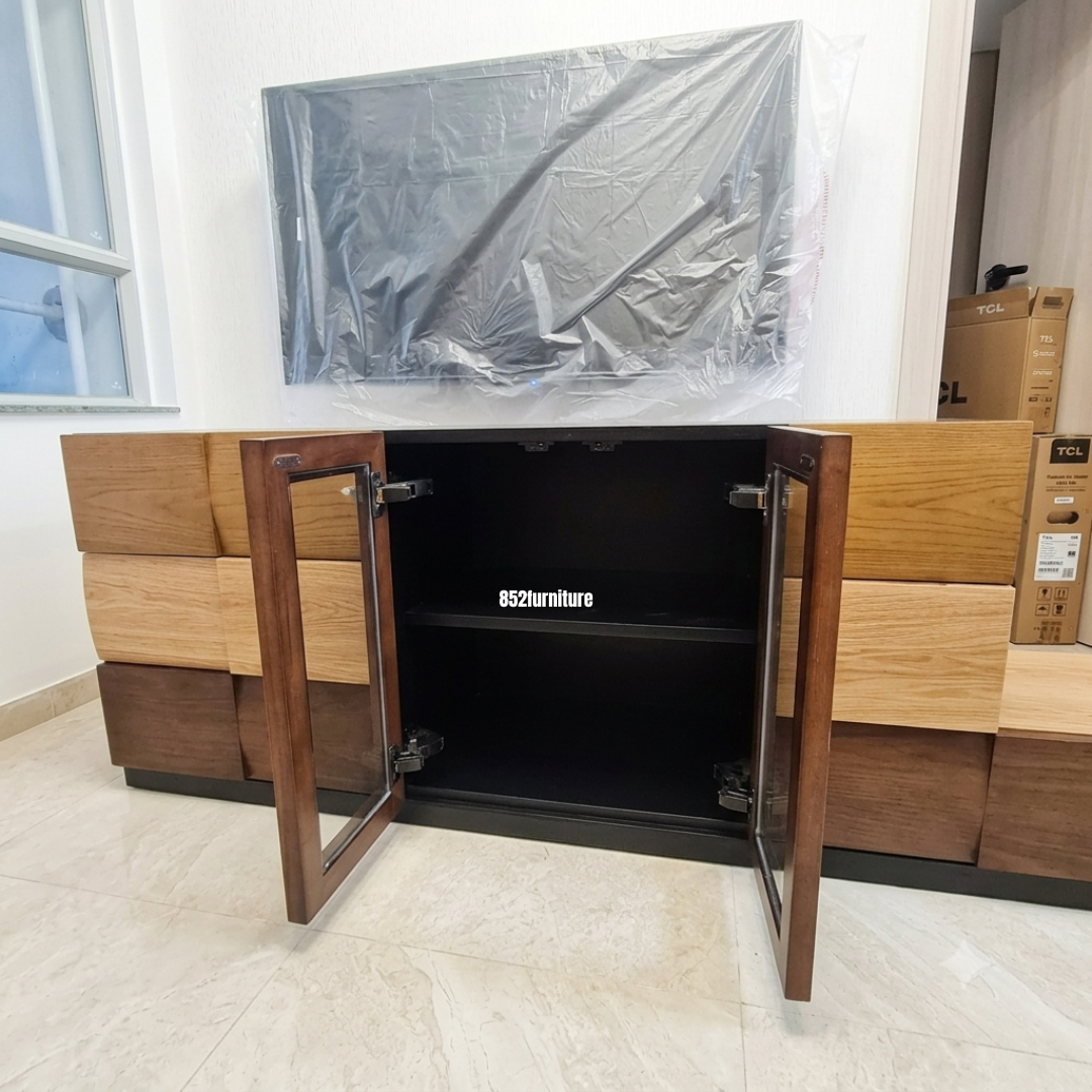 A627橡木拼接電視櫃 (Oak tv cabinet)