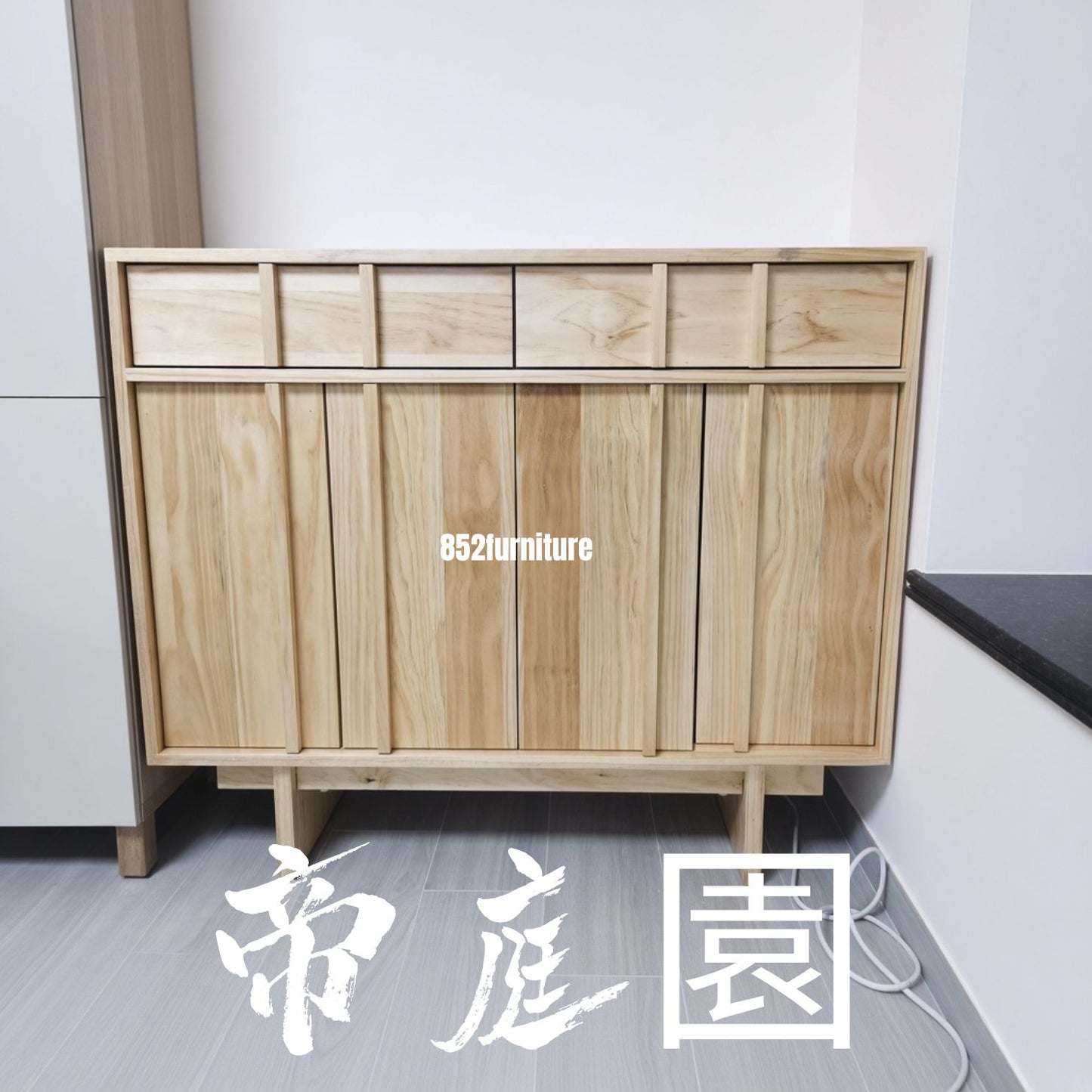 (包送貨安裝 | Delivery and Assembly Included) A611北歐餐邊櫃 (Wooden Sideboard)