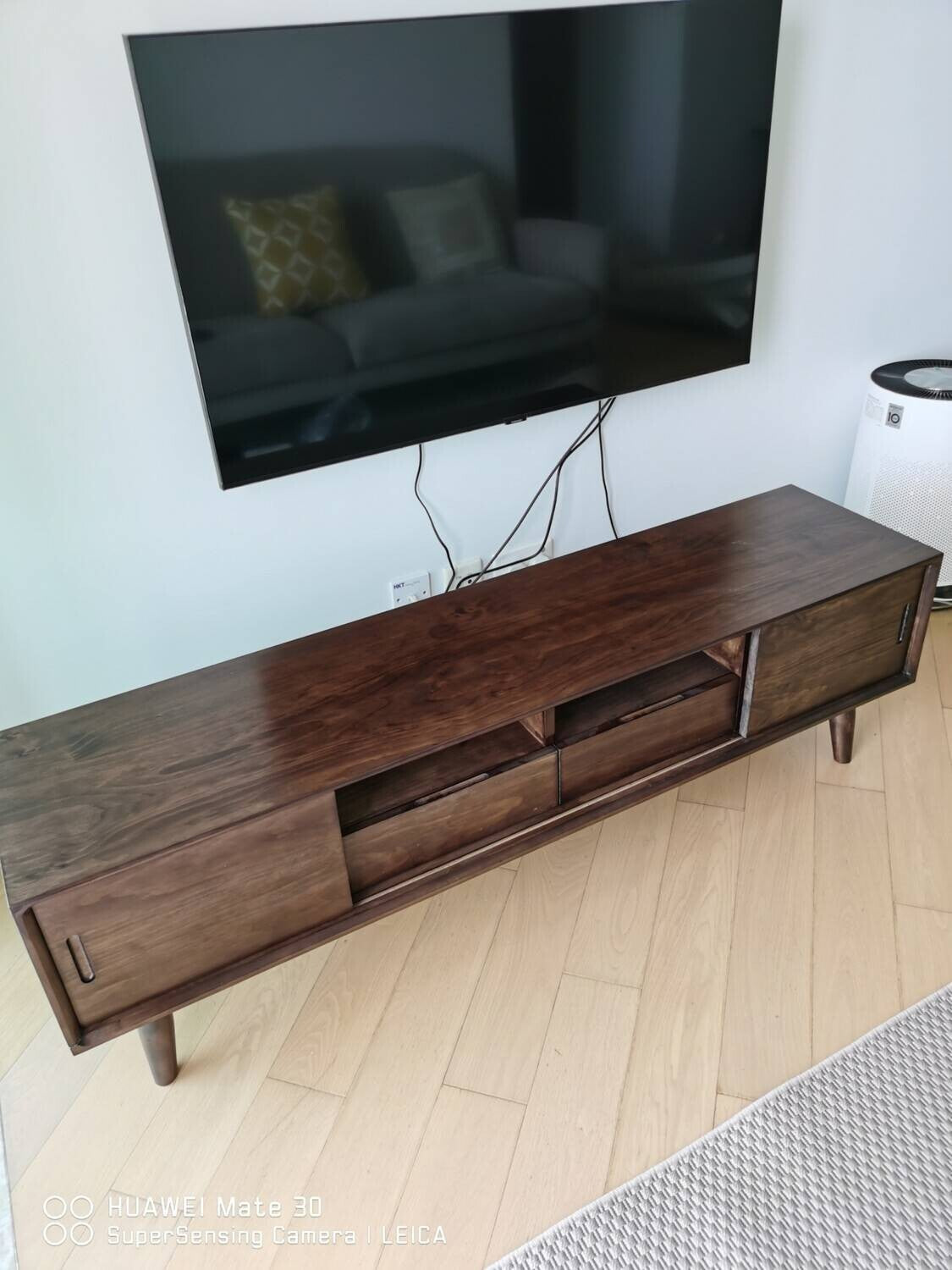 (包送貨安裝 | Delivery and Assembly Included)  A021 簡約實木電視櫃 (tv cabinet)