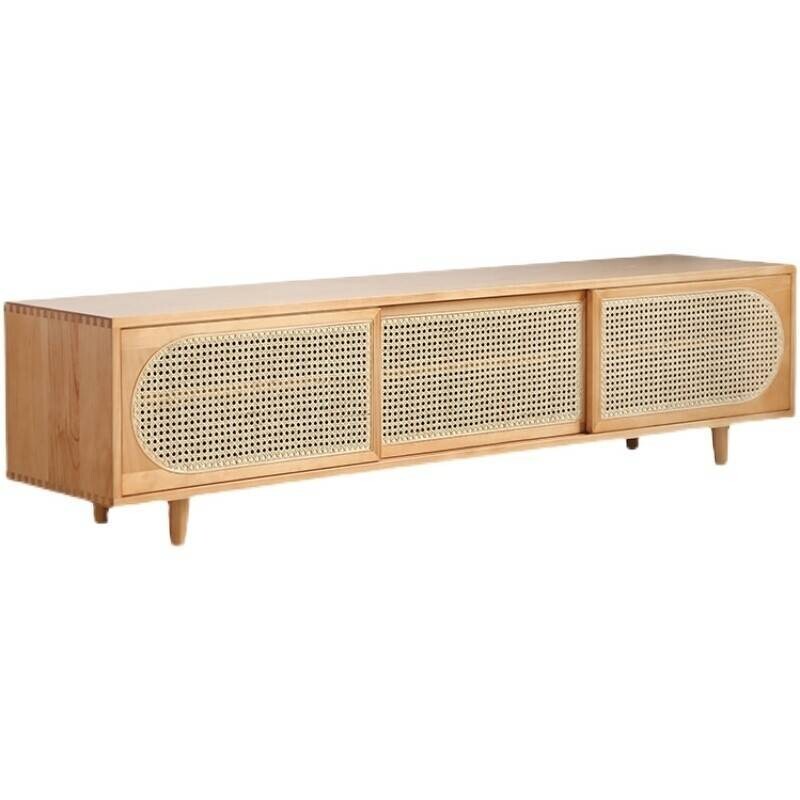 (包送貨安裝 | Delivery and Assembly Included) A039日式复古藤面電視櫃 (tv cabinet)
