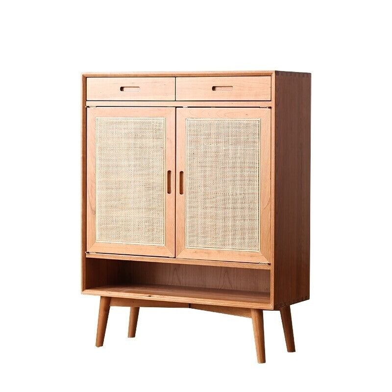 (包送貨安裝 | Delivery and Assembly Included) A121 日式藤織面鞋櫃 (rattan shoe cabinet)