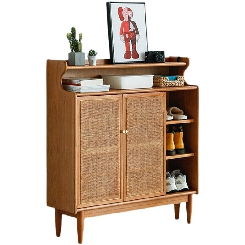 (包送貨安裝 | Delivery and Assembly Included)  A125 日式藤織面鞋櫃 (rattan shoe cabinet)