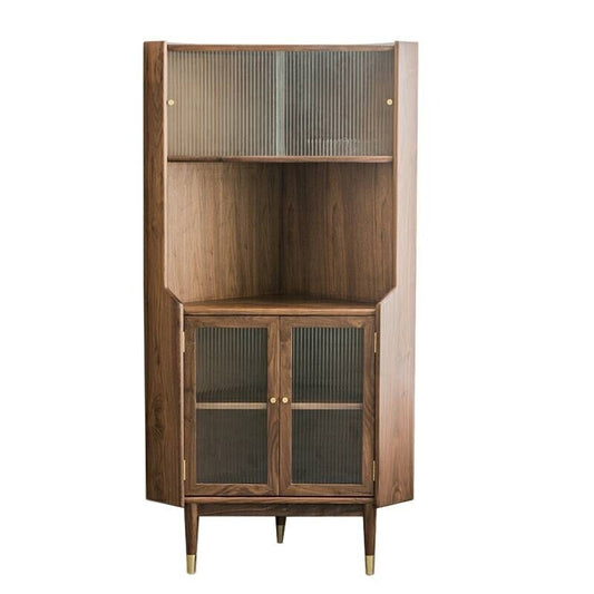 (包送貨安裝 | Delivery and Assembly Included) A130 日式長虹玻璃轉角櫃 (corner cabinet)