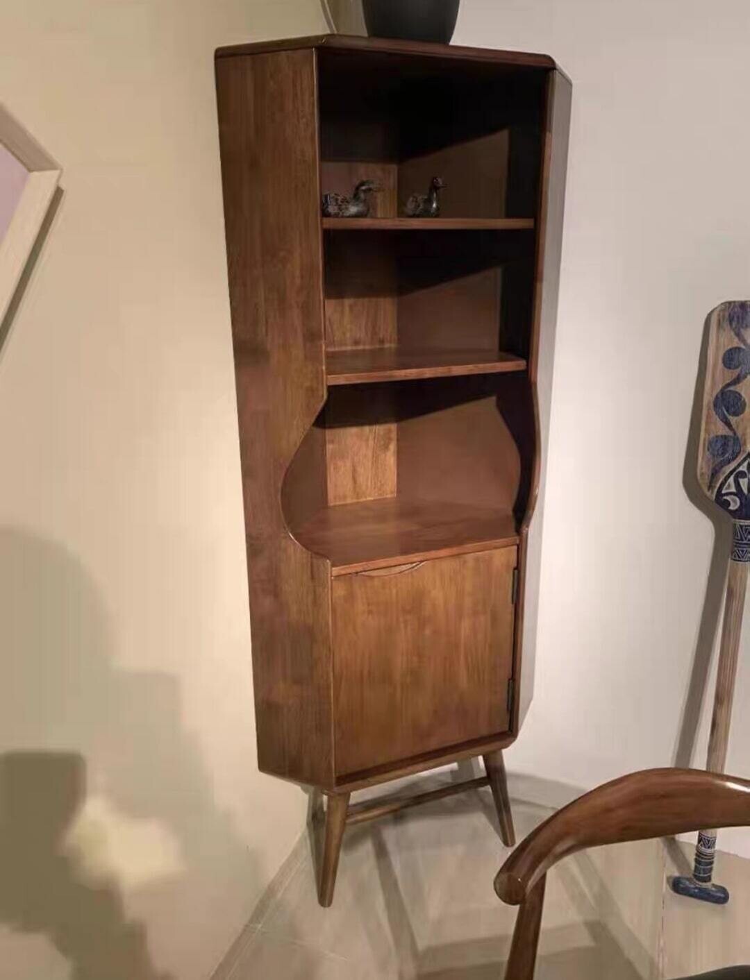 (包送貨安裝 | Delivery and Assembly Included) A131 北歐實木轉角櫃 (corner cabinet)