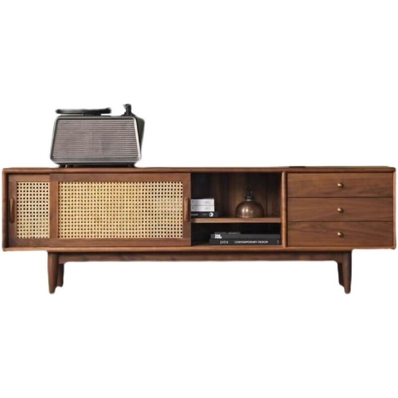 (包送貨安裝 | Delivery and Assembly Included)  A202藤面日式電視櫃(Rattan Tv Cabinet)