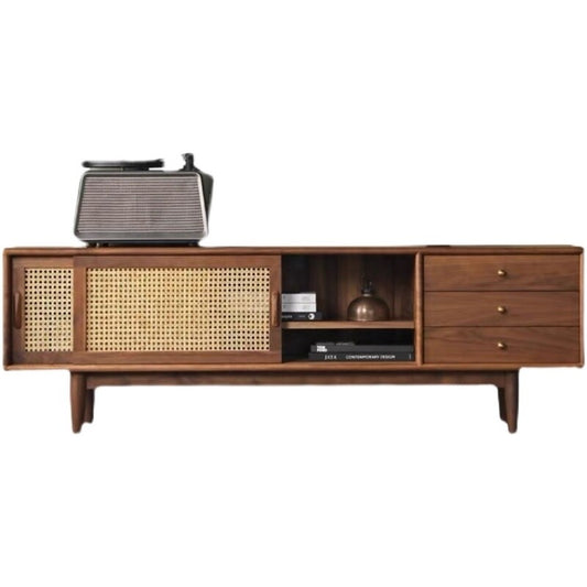 (包送貨安裝 | Delivery and Assembly Included)  A202藤面日式電視櫃(Rattan Tv Cabinet)