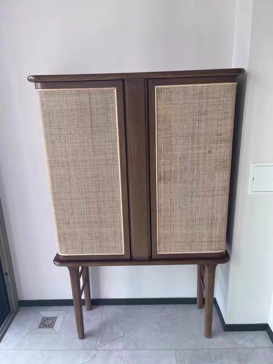(包送貨安裝 | Delivery and Assembly Included)  A211 藤織門雜物櫃 (rattan cabineta
