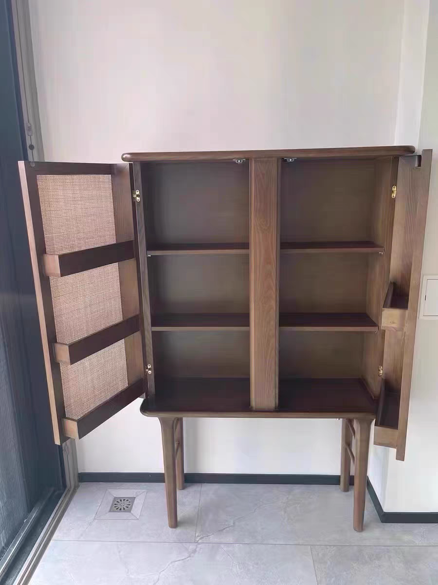 (包送貨安裝 | Delivery and Assembly Included)  A211 藤織門雜物櫃 (rattan cabineta