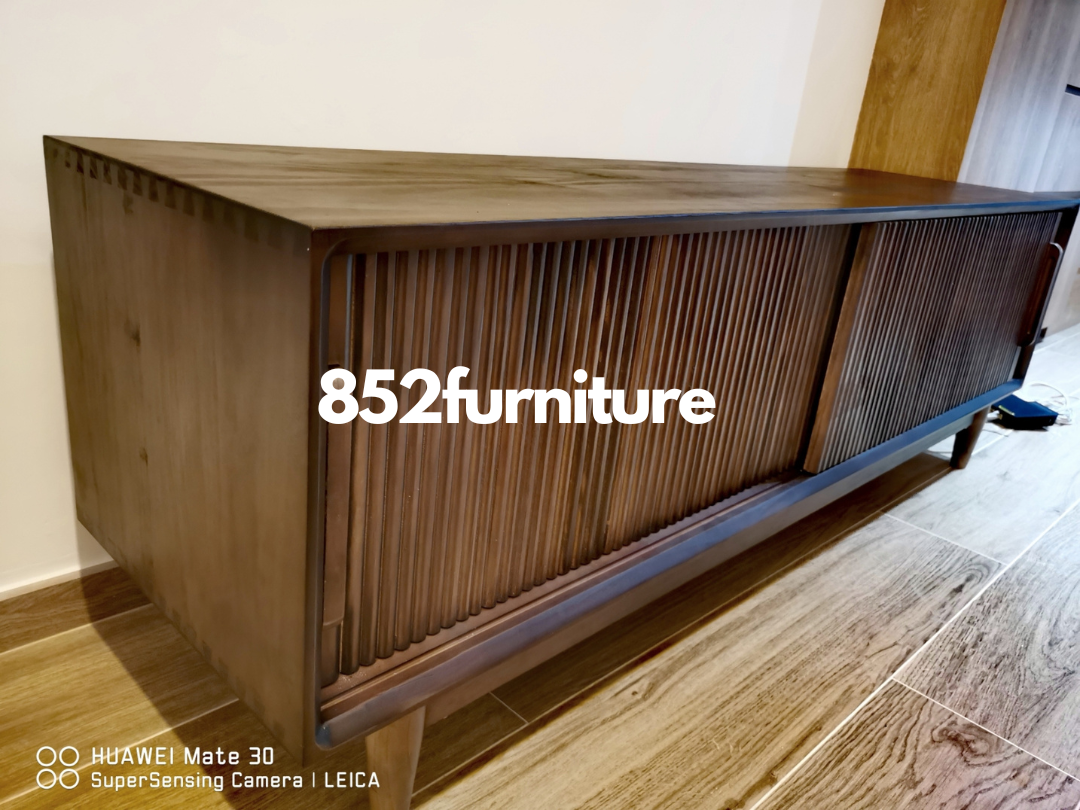 (包送貨安裝 | Delivery and Assembly Included)  A050千頁趟門電視櫃 (tv cabinet)