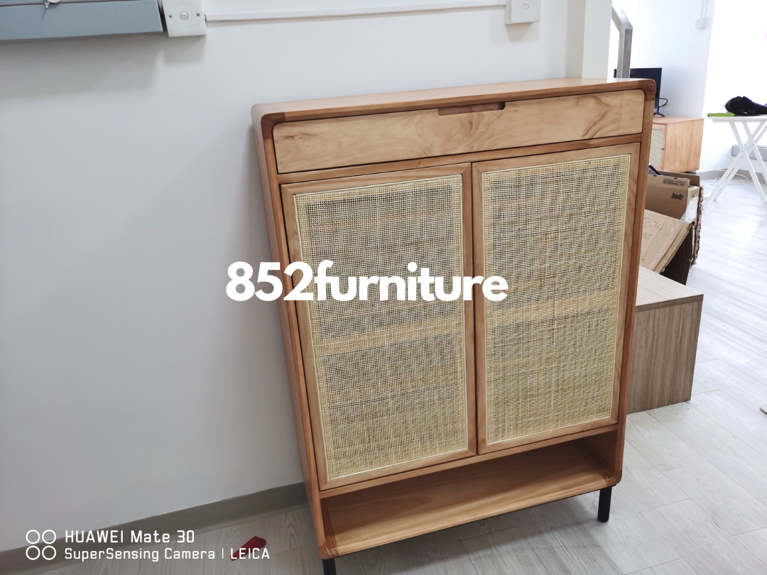 (包送貨安裝 | Delivery and Assembly Included) A106實木松木鞋櫃 (shoe cabinet)