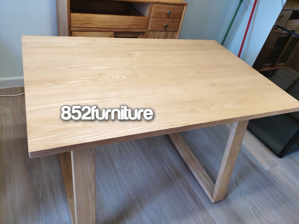 (包送貨安裝 | Delivery and Assembly Included) A112 日式實木餐桌 (不連椅）(dining table,no chair)