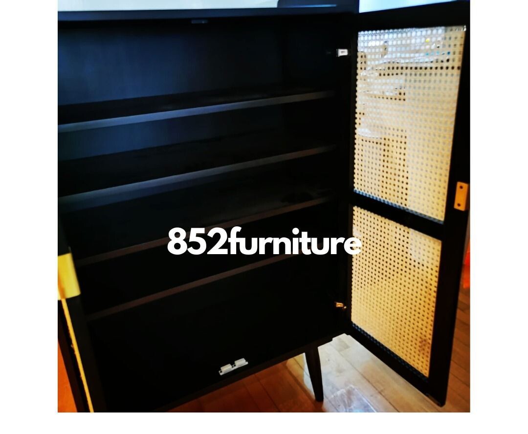 (包送貨安裝 | Delivery and Assembly Included) A123 日式藤織面鞋櫃 (rattan shoe cabinet)