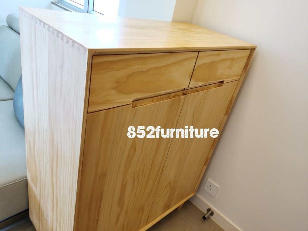 (包送貨安裝 | Delivery and Assembly Included) A159日式實木鞋櫃 (Japanese style shoe cabinet)