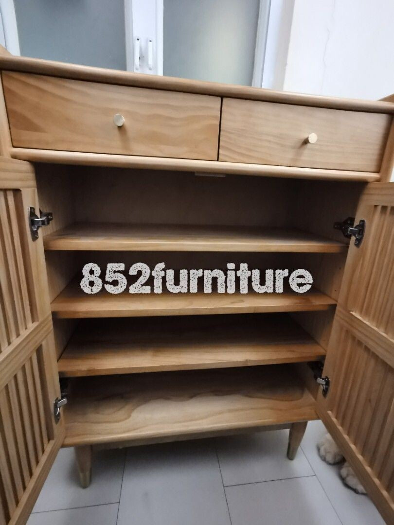 (包送貨安裝 | Delivery and Assembly Included)  A306日式條子鞋櫃 (Shoe Cabinet)