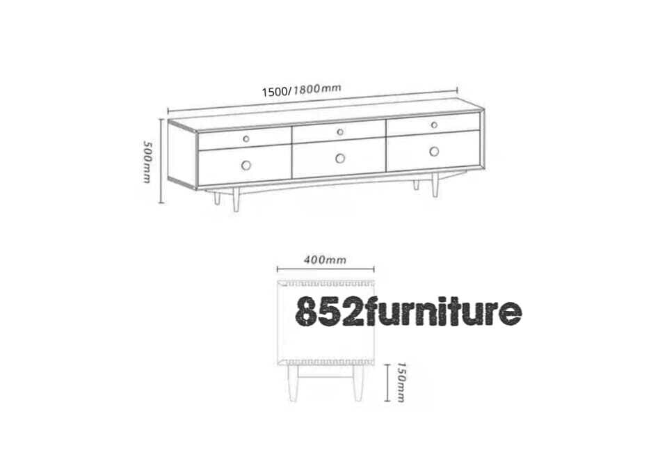 (包送貨安裝 | Delivery and Assembly Included) A217 北歐實木電視櫃 (solid wood tv cabinet)