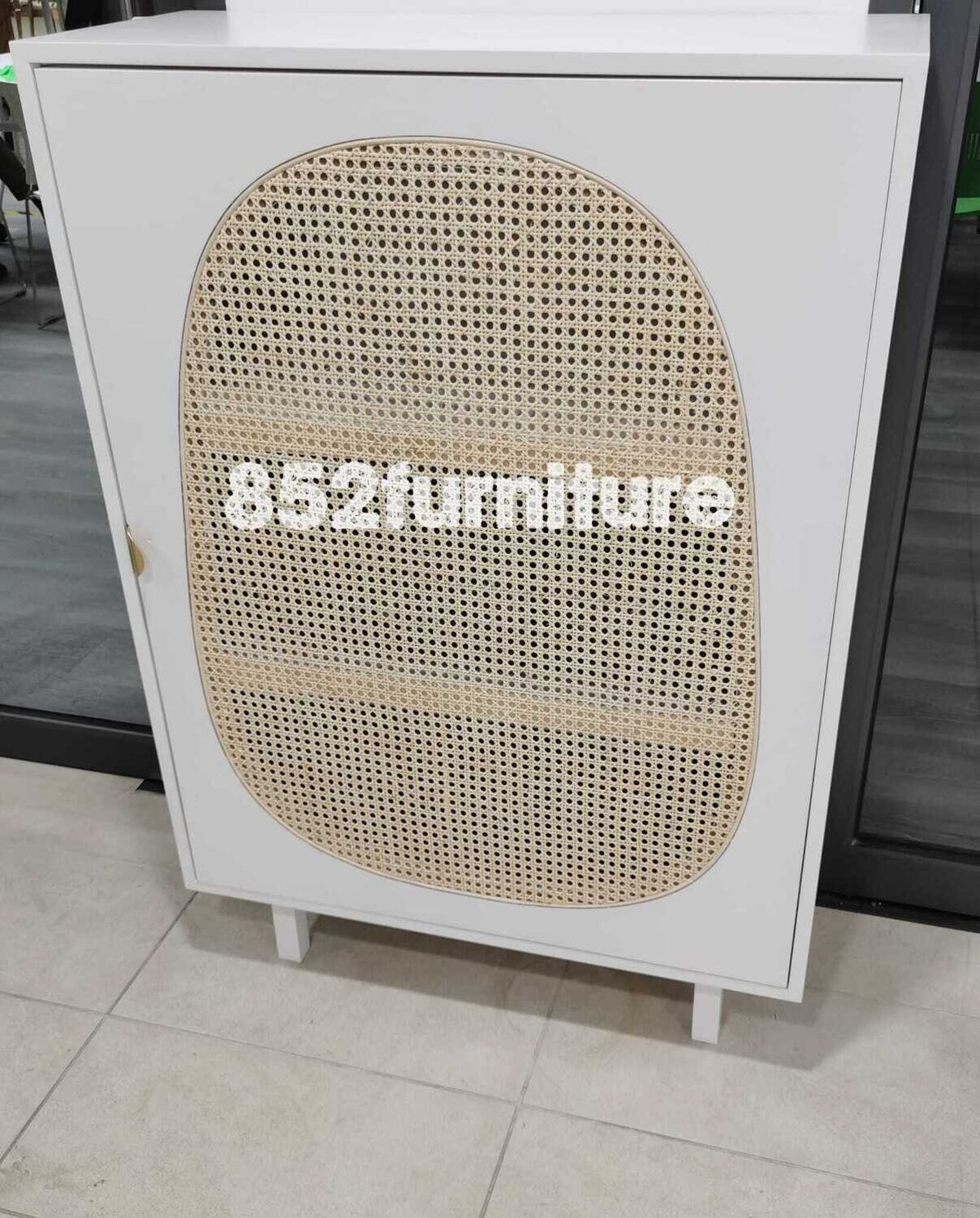 (包送裝安裝 | delivery and assembly included) A221 藤織躺門餐邊櫃 (rattan dining sideboard)