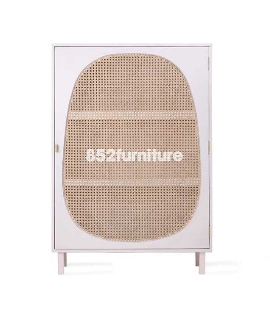 (包送裝安裝 | delivery and assembly included) A221 藤織躺門餐邊櫃 (rattan dining sideboard)