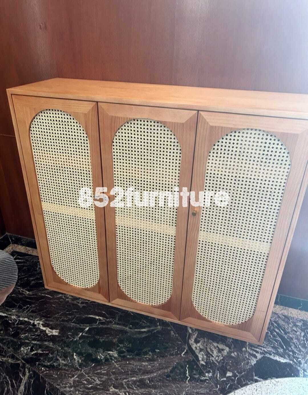(包送貨安裝 | Delivery and Assembly Included) A224 日式藤面鞋櫃 (Rattan shoe cabinet)