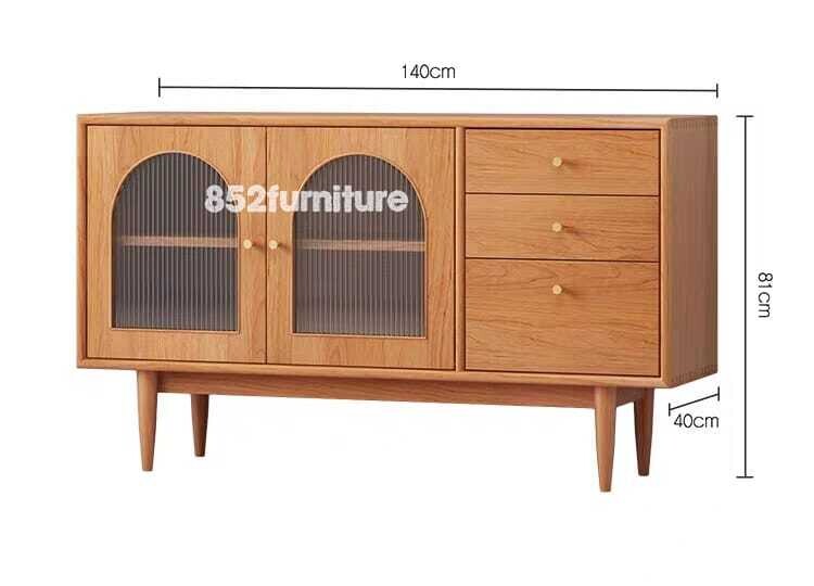 (包送貨安裝 | Delivery and Assembly Included) A350日式實木餐邊櫃 (Dining Sideboard)