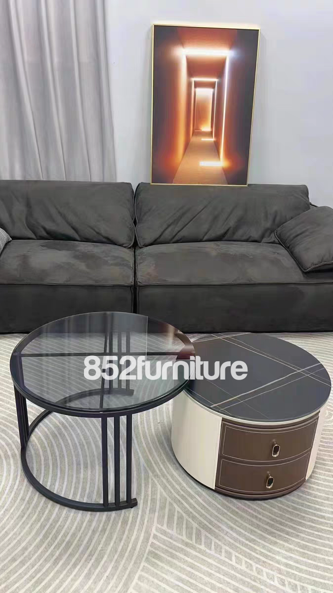 (包送貨安裝 | Delivery and Assembly Included)A366 日式岩板茶几 (slate coffee table)
