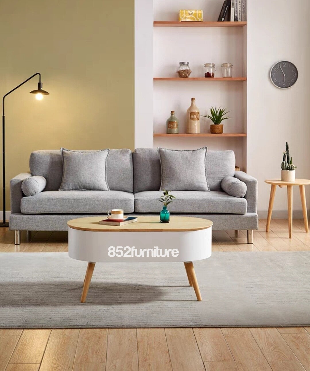 (包送貨安裝 | Delivery and Assembly Included) A363 日式升降茶几 (coffee table)